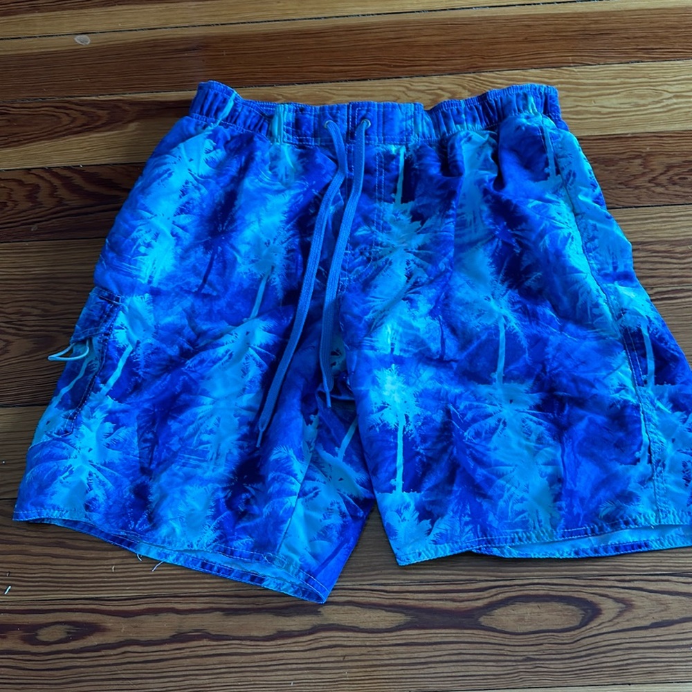 Newport blue swim trunks